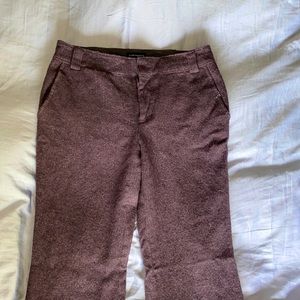 Purple Club Monaco wool trousers size 2 with belt loops